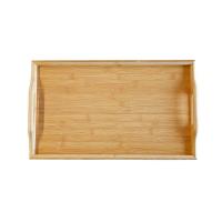 China Bed Food Serving Sustainable Bamboo Breakfast Tray Table With Folding Legs factory