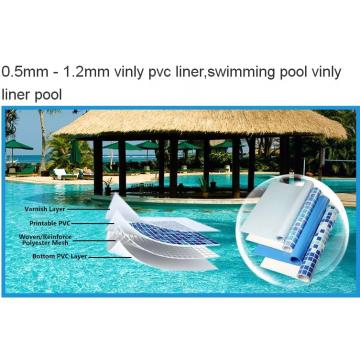 Quality Rectangle Waterproof 1.2mm Pvc Swimming Pool Liner for sale