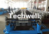 China Metal Roof Panel Roll Forming Machine / Double Layer Forming Machine With Hydraulic Cutting factory
