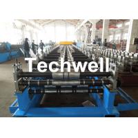 China Metal Roof Panel Roll Forming Machine / Double Layer Forming Machine With Hydraulic Cutting factory