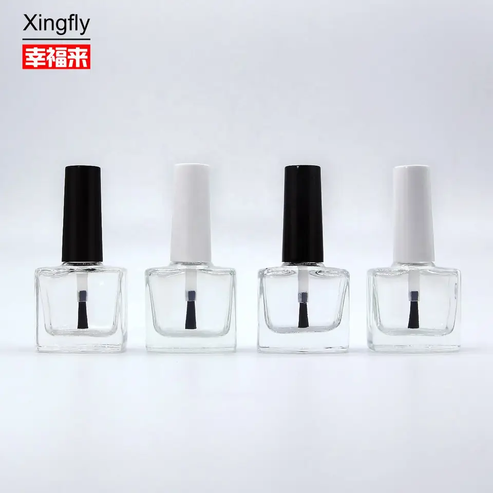 Quality 8ml Clear Nail Polish Bottles Painting Coating Modern and Stylish Design for sale
