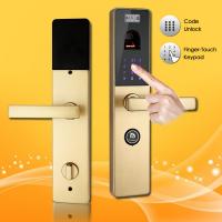 China Finger-Touch Password and Biometric Fingerprint Door Lock with Handle Direction Reversible factory