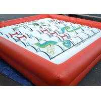 China Amazing Inflatable Outdoor Games Snakes And Ladders Playing With Foam Dice factory