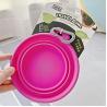 China 365ml 685ml Silicone Collapsible Dog Water Bowl For Outdoor Activities factory
