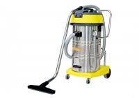 China Powerful 80L Wet And Dry Vacuum Cleaner / Room Service Equipment With Stainless Steel Bag Tank factory