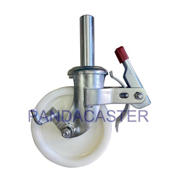 Quality Cast Nylon Scaffolding Castor Wheels , Roller Bearing Caster Wheels for sale