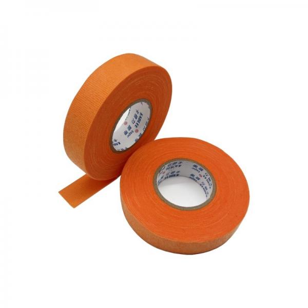 Quality Non Woven Fabric Fleece Wiring Tape Orange Color For Engineering Automotive for sale