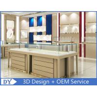 China High End Store Jewelry Display Cases , Wood Gold Shop Jewelry Showroom Furniture factory