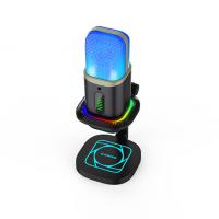 China CE Gaming USB Microphone , PC Condenser Mic With Quick Mute RGB Indicator factory