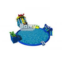 China Blue seaworld amusement park equipment with big swiming pool for commercial event factory