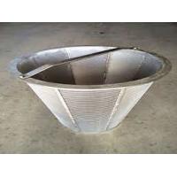 China Customized Triangle Wedge Wire Centrifugal Partition Basket For Industrial Filtration factory