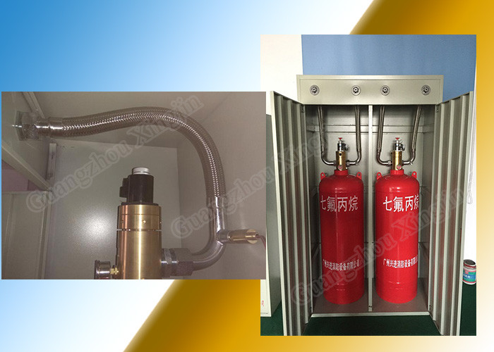 China 180L Low Toxicity FM-200 Fire Suppression System for Electrical Cabinets factory