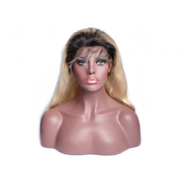 Quality 10A Grade Blonde Ombre Lace Front Wig Three Sizes Adjustable Strap And Combs for sale