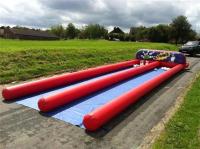 China Outdoor Inflatable Human Bowling Game Inflatable Bowling Alley With Zorb Ball factory