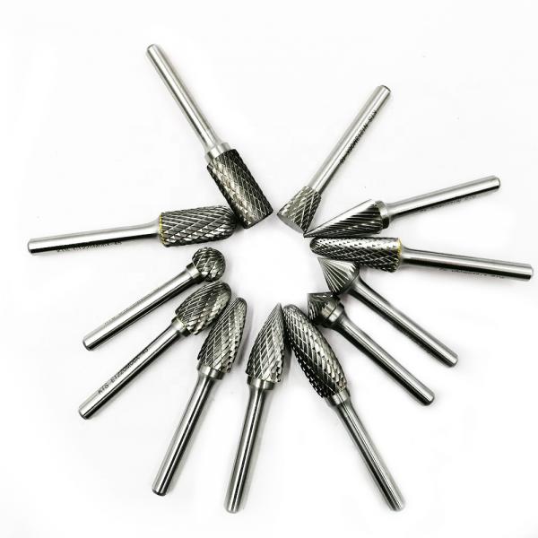 Silver Die Grinder Metal Grinding Bits Power Carving Bits 15000-45000 Turn / Min