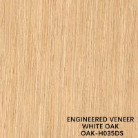 China Fancy Recomposed White Oak Wood Veneer H035DS Straight Grain For Handicrafts factory