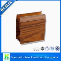 China 6063/6061 Wooden Grain Aluminum Window &amp; Door Extrusion Profiles factory