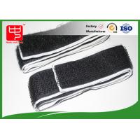 China Household Self Adhesive Hook And Loop Tape ,  Durable Sticky Tape Black Color factory
