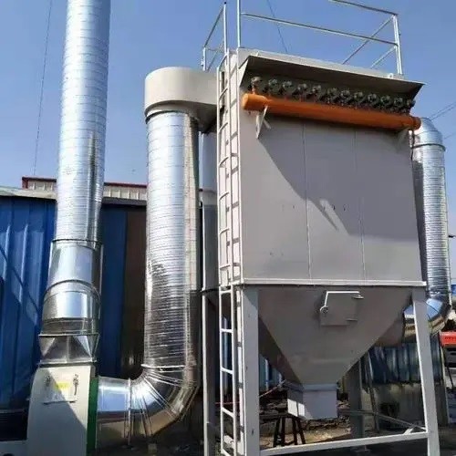 Quality Wood Working Shop 120m2 Industrial Dust Collection System 120pcs Bag Filter Dust Collector for sale