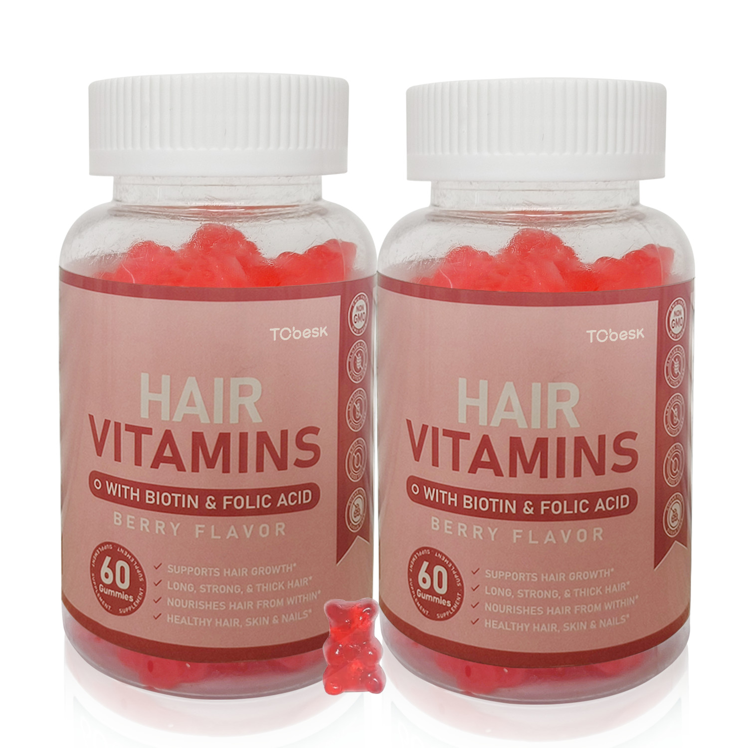 China Hair Vitamins With Biotin Folic Acid factory