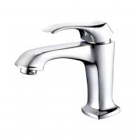 China Corrosion Resistant One Hole Bathroom Sink Faucet Brass Single Handle Lavatory Faucet factory