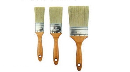 Quality White Bristle Bulk Commercial Paint Brushes For Woodstain for sale