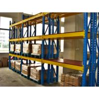 Quality Blue / Orange Multi Level Heavy Duty Pallet Racking With Cold Rolling Steel for sale
