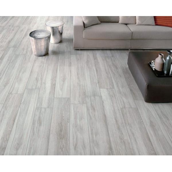 Quality 6x36'' Wenge Wooden Porcelain Tiles Gray Brown 200x1200mm for sale