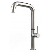 China Cheap Polished Brushed 1 Handle Control Faucet For Basin Sink Faucet  Switch Laboratory Water Tap factory