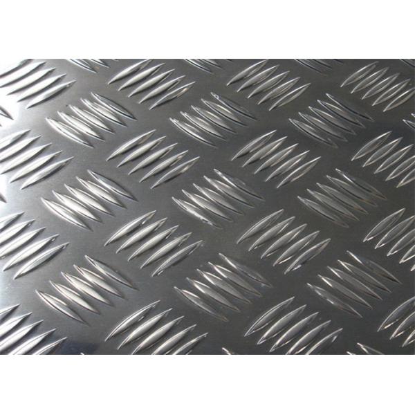 Quality Stamped Embossed Aluminum Diamond Plate Sheet .025′′ Thick Zinc Coated for sale