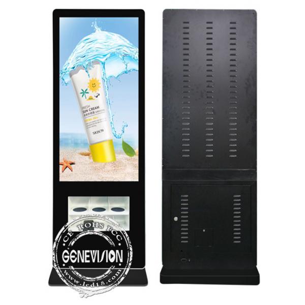 Quality 55 Inch Cell Phone Charging Kiosk , Mobile Charging Phones LCD Digital Signage for sale