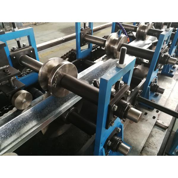 Quality Fast Speed 40 - 50m / min Top Hat Roll Forming Machine Chain Driven System 1.5mm Max for sale