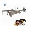 China Skywin PLC Touch Screen Cream Sandwich Biscuit Machine With Flow Packing factory