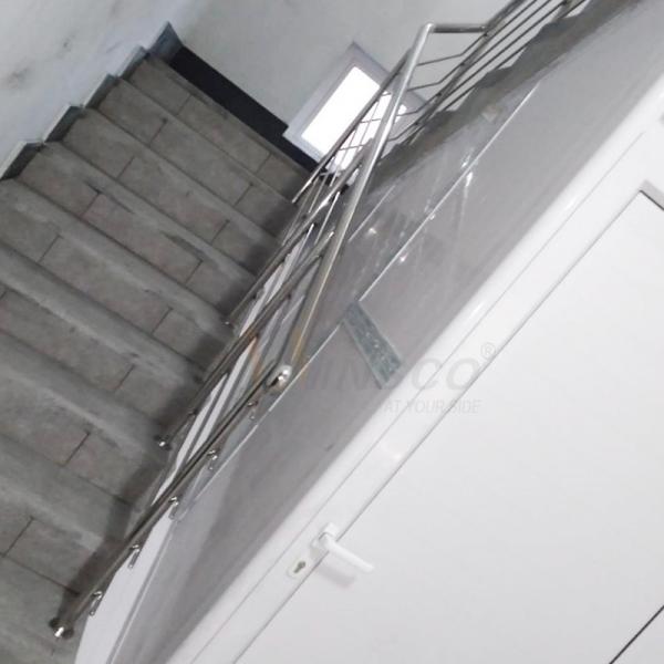 Quality Indoor Decoration 201 304 316 Stainless Steel Stair Railing Inox Stairs for sale