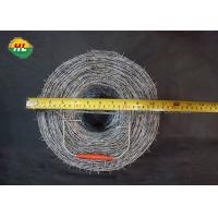 China 50kg Economic Galvanized Barbed Wire Cattle Fence Price Per Roll Weight Per Meter factory