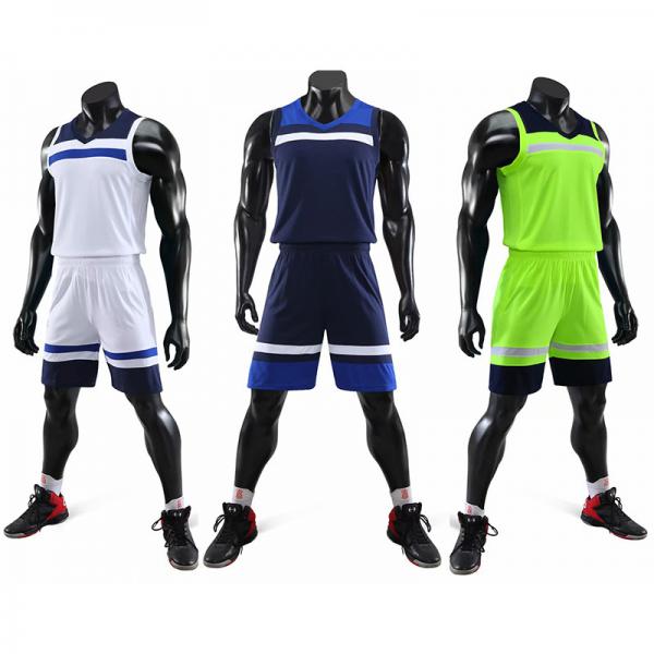 Quality OEM Sublimated Basketball Shirt Jerseys Breathable Anti Bacterial for sale