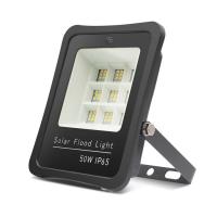 Quality 50W Solar Powered IP65 2-3 Rainy Days LED Landscape Flood Lights For Residential for sale