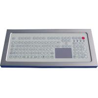 China USB Industrial Membrane Desktop Keyboard  , Compact Keyboard With Touchpad factory