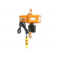 China Hook Type Electric Chain Hoist 500kg 1 ton 2 ton , Construction Equipments factory