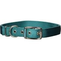 China Double Thick Nylon Deluxe Dog Collars Customized With Multiple Color Options factory