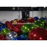 China Red And Silver Inflatable Air Mirror Ball Airtight Customize Size factory