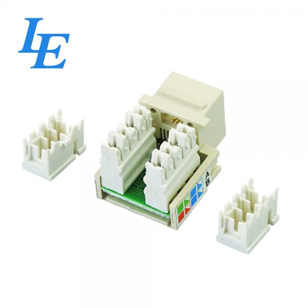 Quality K005-C5E Rj45 Ethernet Jack With Fastener Hats Easy To Assemble / Disasemble for sale
