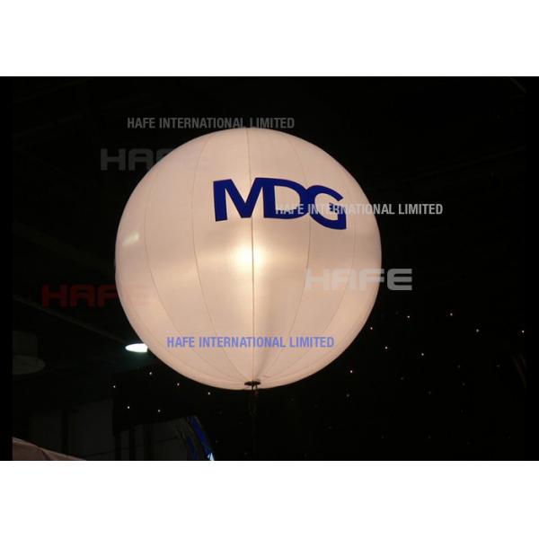 Quality Moon Series Helium Balloon Lights With HMI Lamp , 2400 W LED Flying Balloon for sale