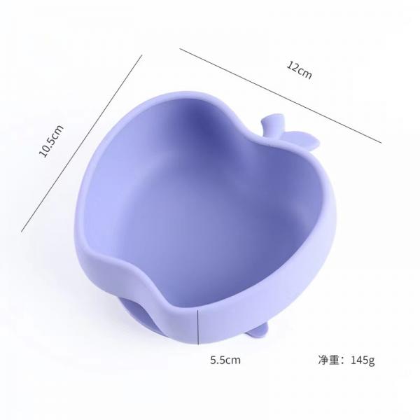 Quality Children'S Complementary Food Silicone Suction Cup Bowl Can Be Microwave Oven for sale
