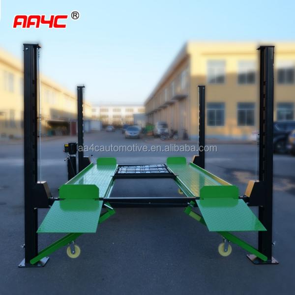 AA4C movable four post car parking lift