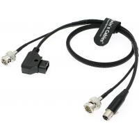 China TV Logic Monitor Combination Power Cable Mini 4 pin XLR to D-Tap & BNC to BNC 75 Ohm SDI Video Coaxial Cable factory