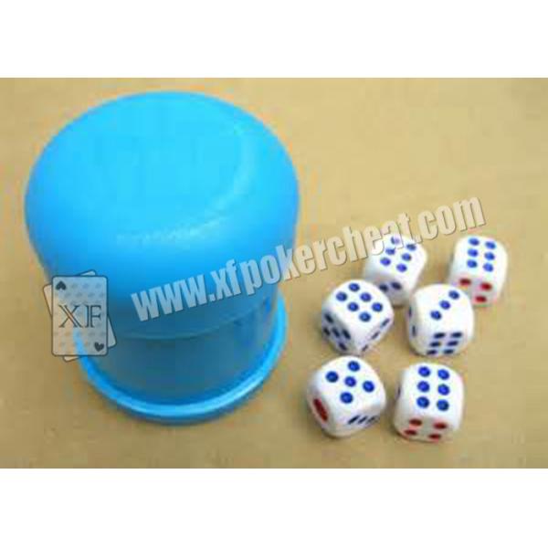 Quality Poker Games Magical Plastic Perspective Dice Cup With Casino Magic Dice for sale