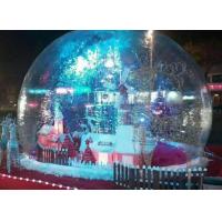 China PVC Clear Giant Inflatable Show Ball , Inflatable Snow Globe For Christmas Promotion factory