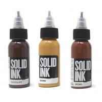China Brown Tattoo Solid Ink Pure Permanent Makeup Pigment 30ML 60ML 120ML 260ML Organic Tattoo Pigment factory