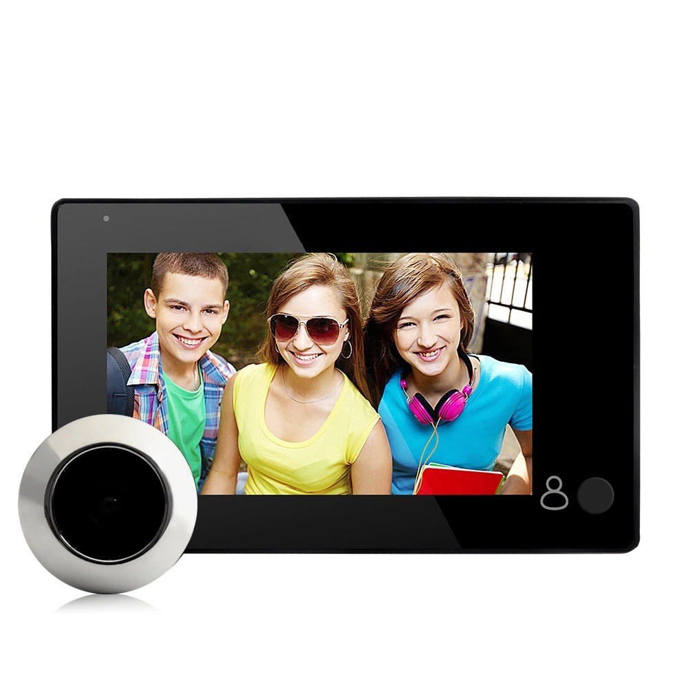 China Digital Door Viewer Peephole Video Doorbell 4.3 Inch LCD For House factory